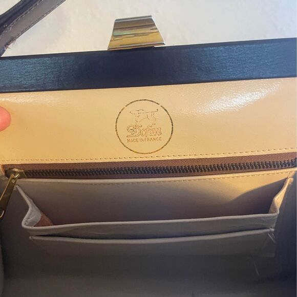 Dofan: vintage 60s leather purse - Picture 5 of 7